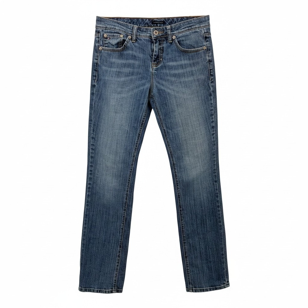 Tommy‎ Hilfiger American Spirit Mid Rise Straight Leg Jeans Women Size 6